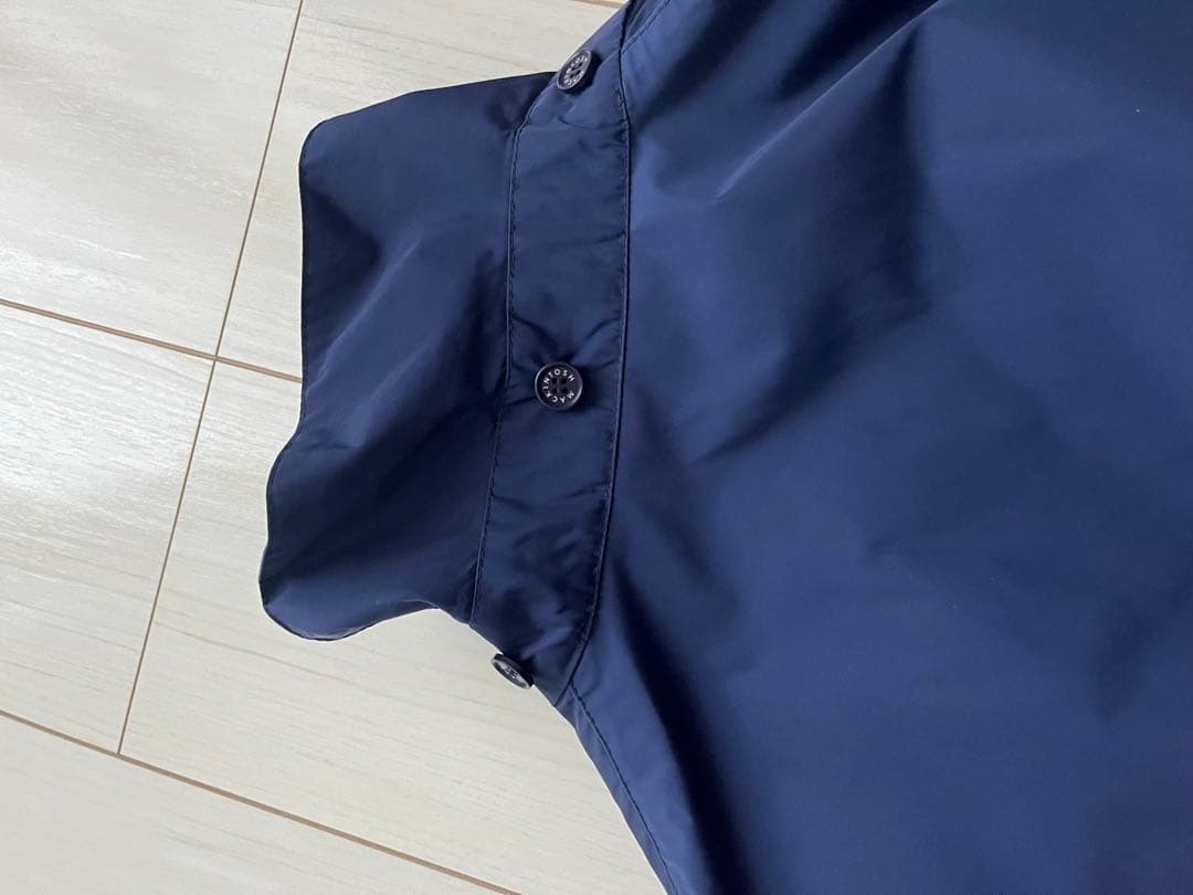 MACKINTOSH ネイビー レインコート 42（フード付）