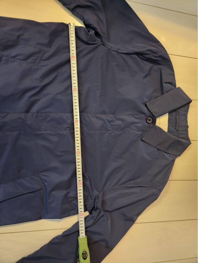 MACKINTOSH ネイビー レインコート 42（フード付）