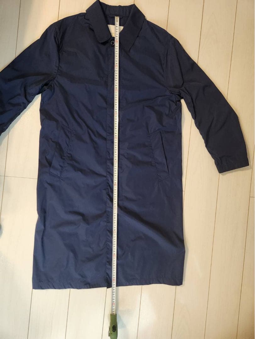 MACKINTOSH ネイビー レインコート 42（フード付）