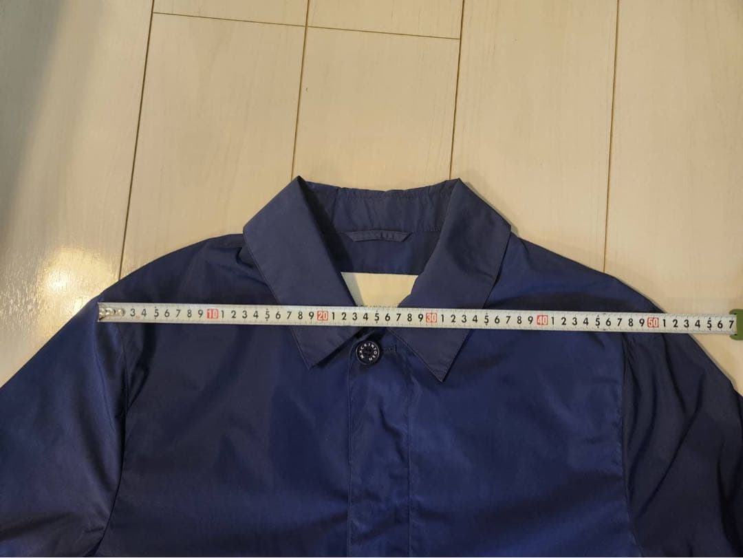 MACKINTOSH ネイビー レインコート 42（フード付）