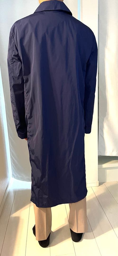 MACKINTOSH ネイビー レインコート 42（フード付）