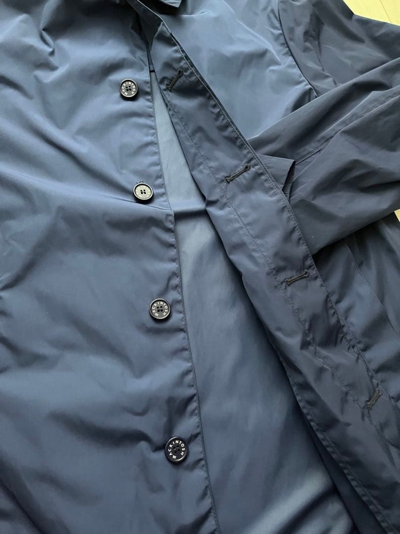 MACKINTOSH ネイビー レインコート 42（フード付）