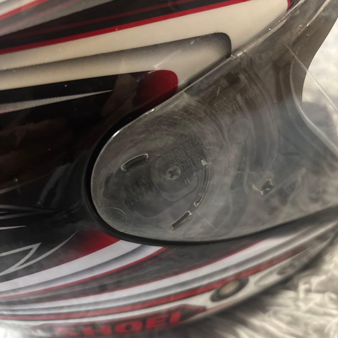 SHOEI J.CRUISEジェットヘルメット 黒赤白ストライプ 　サイズL