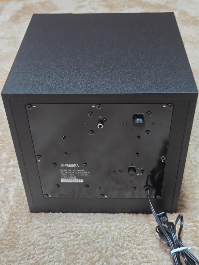 【美品|梱包済】ヤマハ サブウーファーツイステッドフレアポート NS-SW050