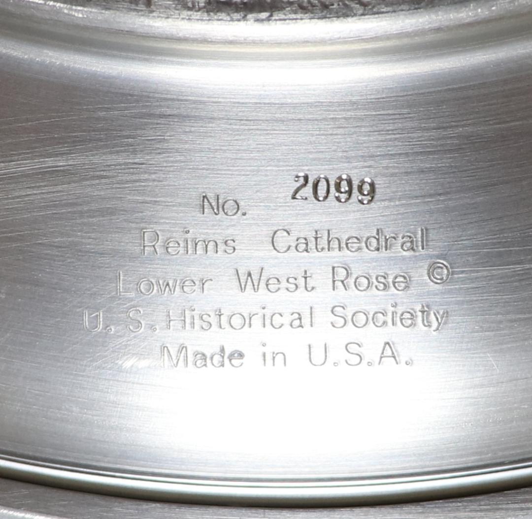 限定作品 ランス ノートルダム大聖堂 ヴィンテージ ステンドグラス 大型 バラ窓