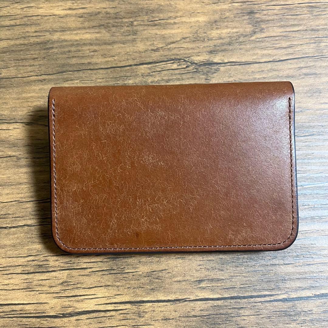 【未使用に近い】SLOW&CO ミニウォレット イングラサット プエブロレザー