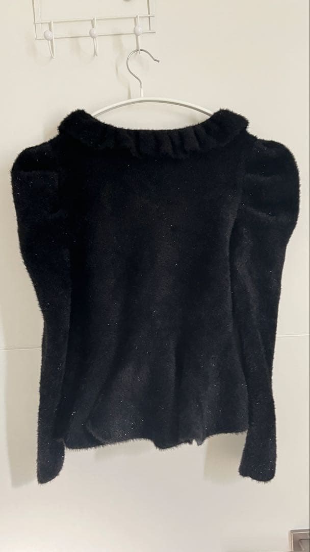 タグ付き新品 bibiy LISA PEPURAMU TOP ペプラム ブラック