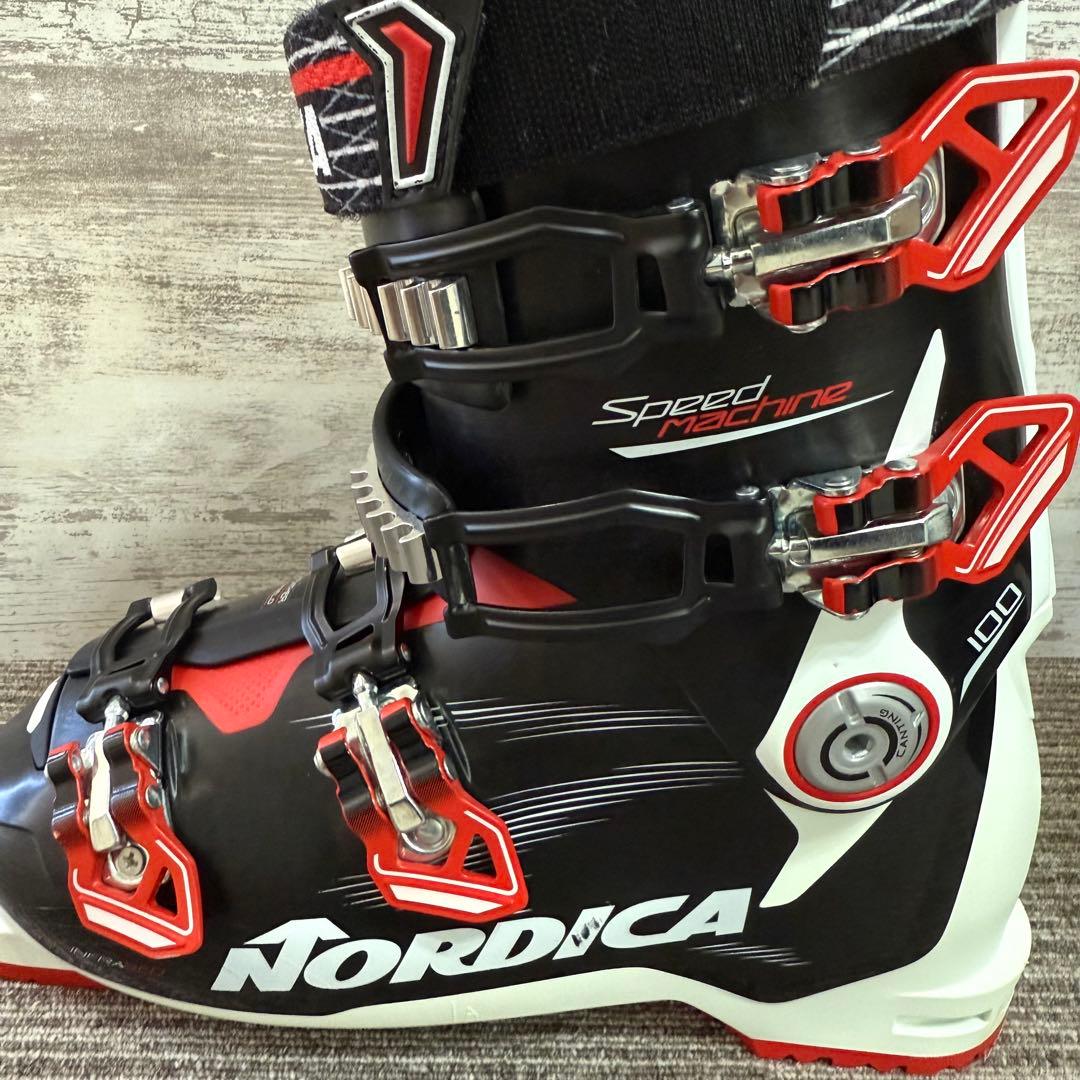 美品 NORDICA SPEEDMACHINE100 27.0 スキーブーツ