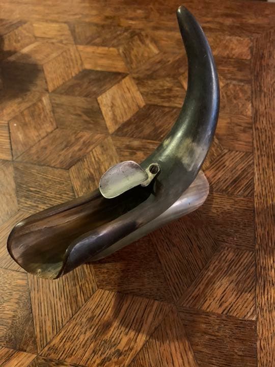 アンティーク　ニューテリトリー　灰皿　角？！