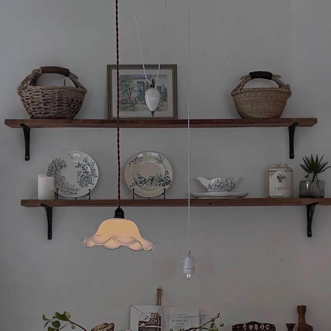 碍子吊り下げライト フランス陶磁滑車 ペンダントライト