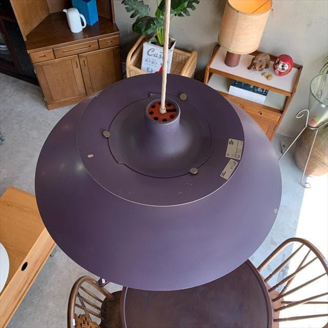 ルイスポールセン社製のPH5ペンダントライト（パープル）