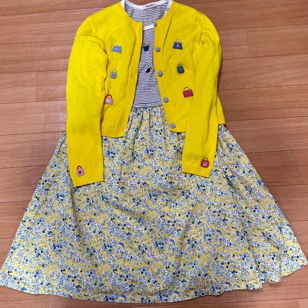 専用です‼️美品 ファミリア リバティー ワンピース 140