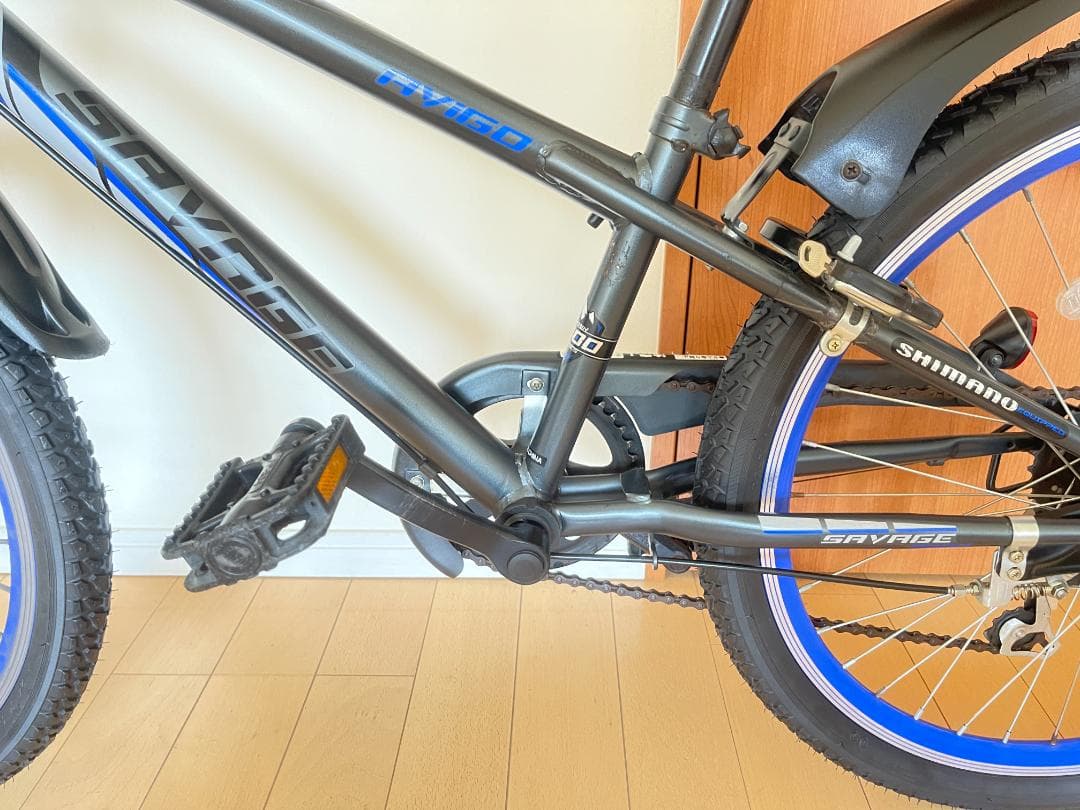 AVIGO 24インチ自転車 サベージ CIデッキ オートライト付き　引取専用
