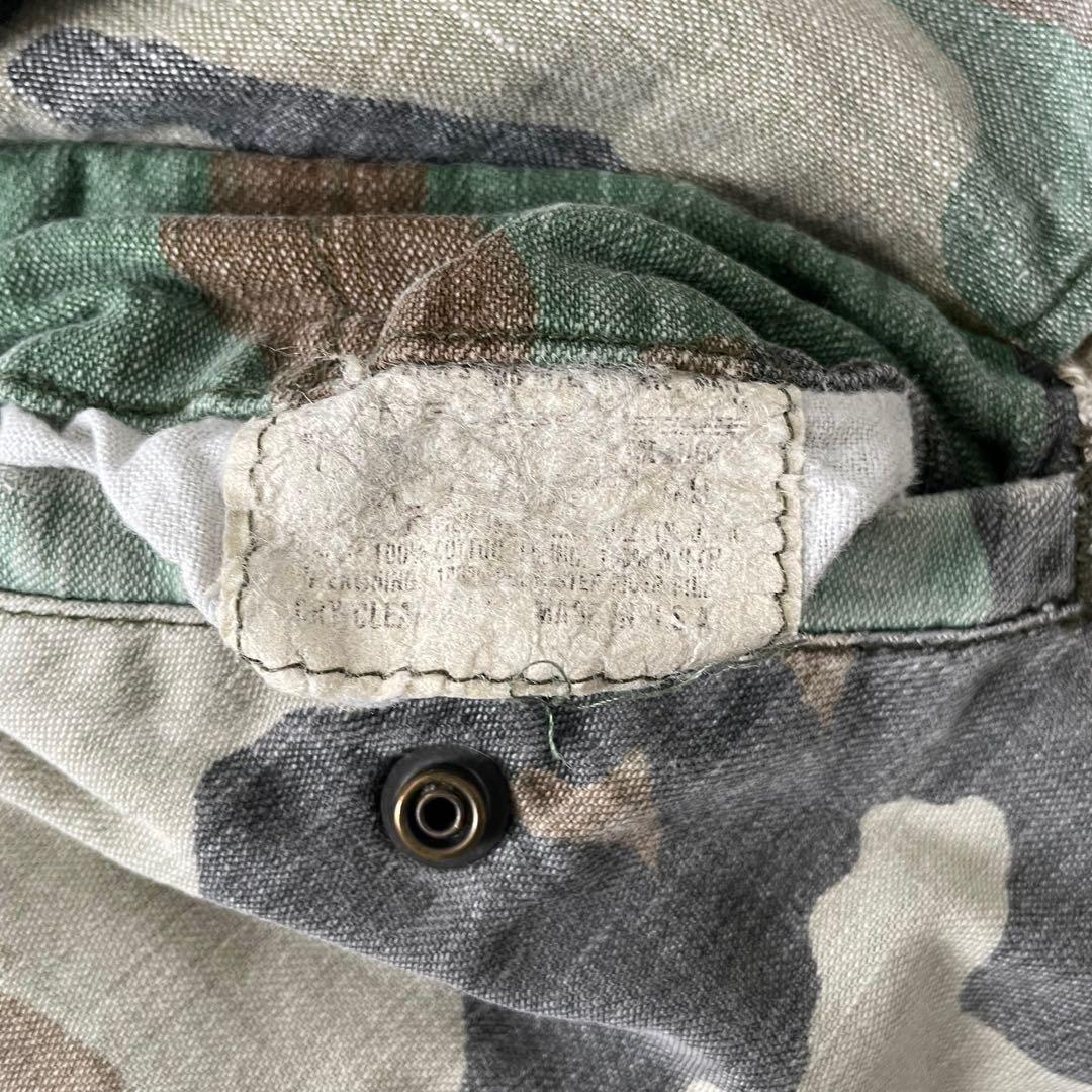 80s 鬼フェード　Ma-1 カモ柄　迷彩