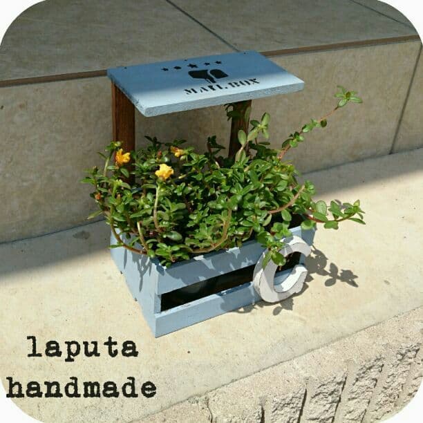 【送料無料】ブルーカントリー小物入れ