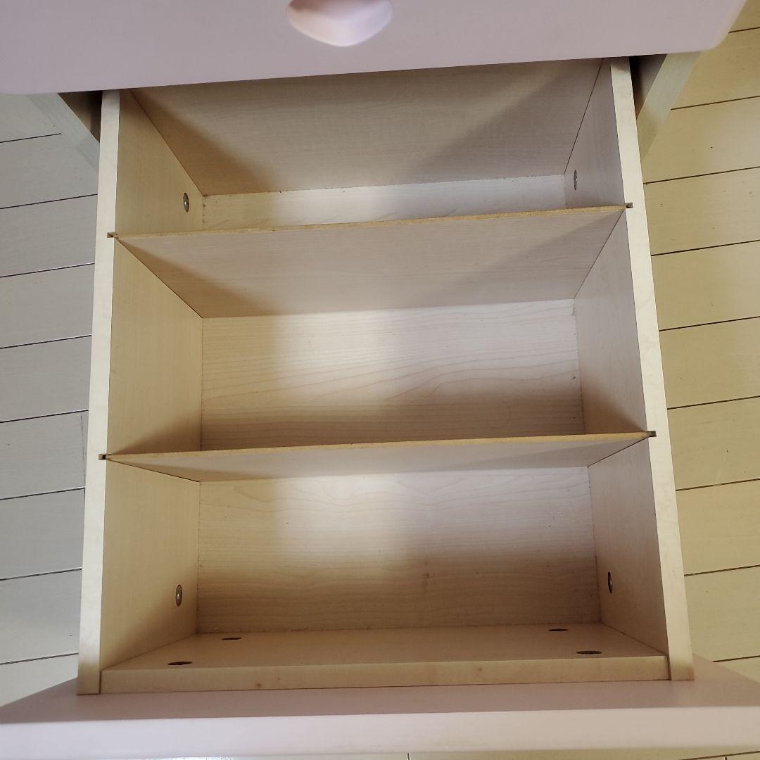 ☆コイズミデスク☆学習家具　袖机　ワゴン　ピンク　小学　中学　高校　ハート