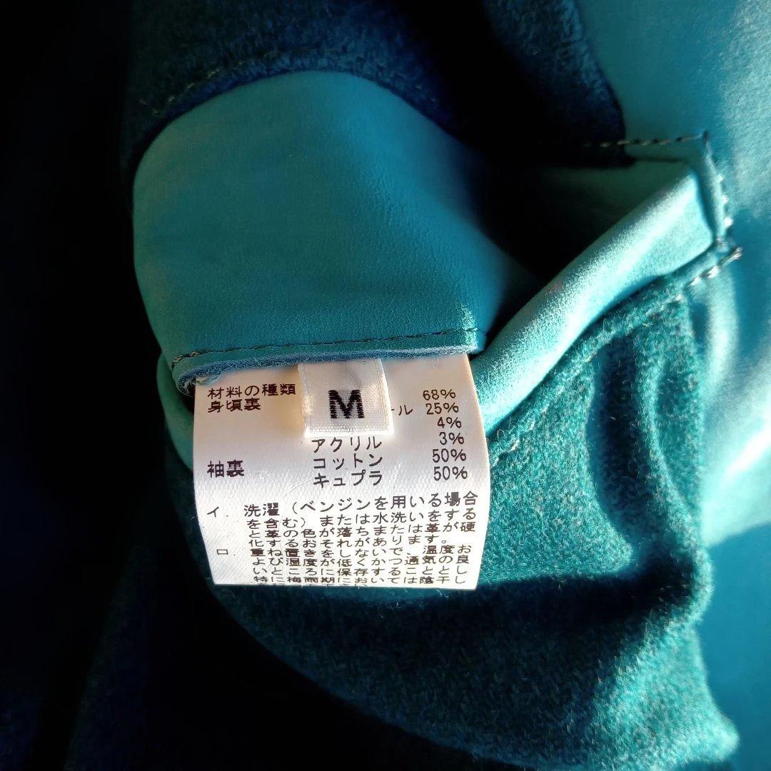 GRANT ライトブルー レザージャケット　馬革高級ヌバック　国産品