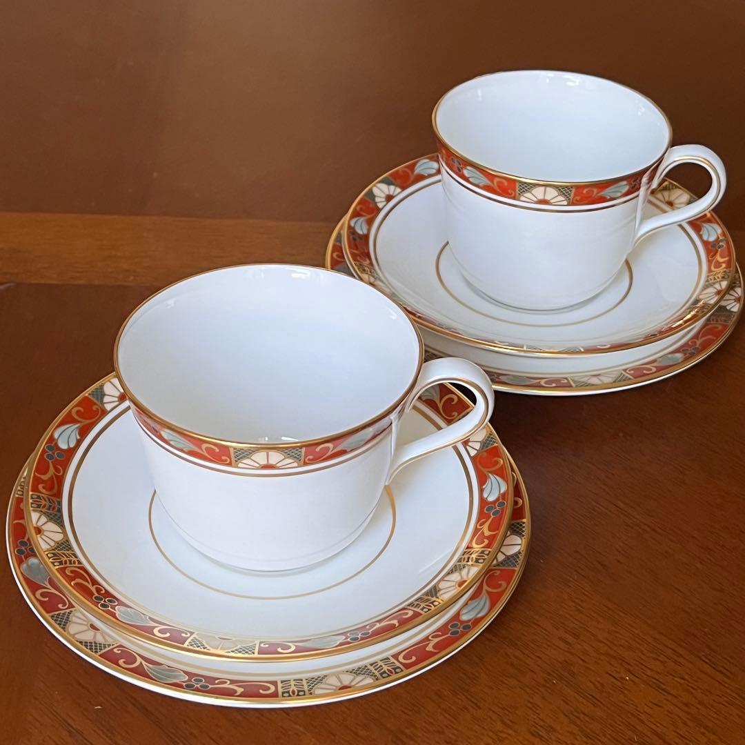 【美品】ロイヤルクラウンダービー★クロイゾンヌ★トリオ　ペア