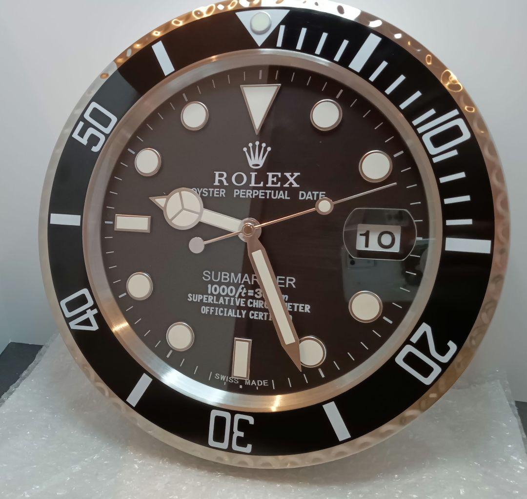 新品未使用　ロレックス　サブマリーナ　拡大鏡　 掛時計 　非売品