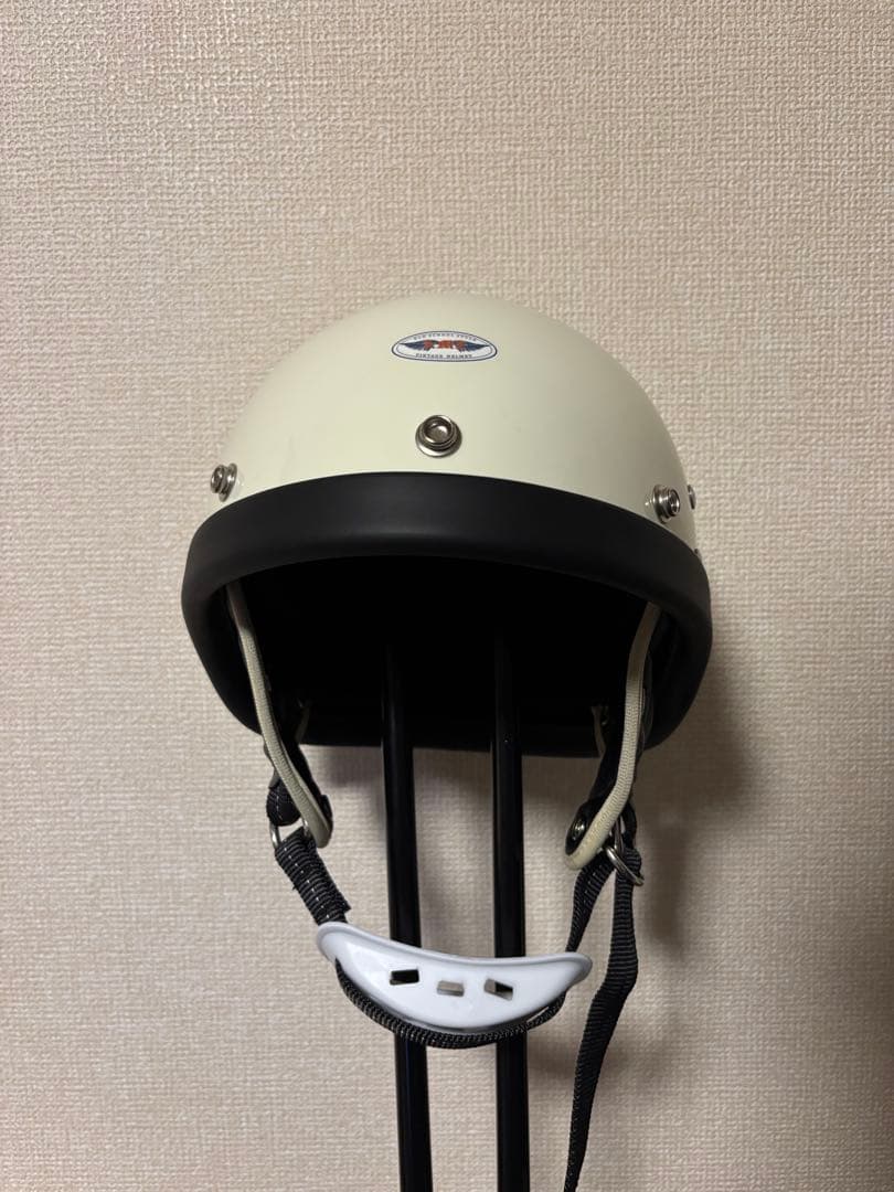 PTRタイプ/ハーフヘルメット/BUCOサンプリング/艶消しアイボリー