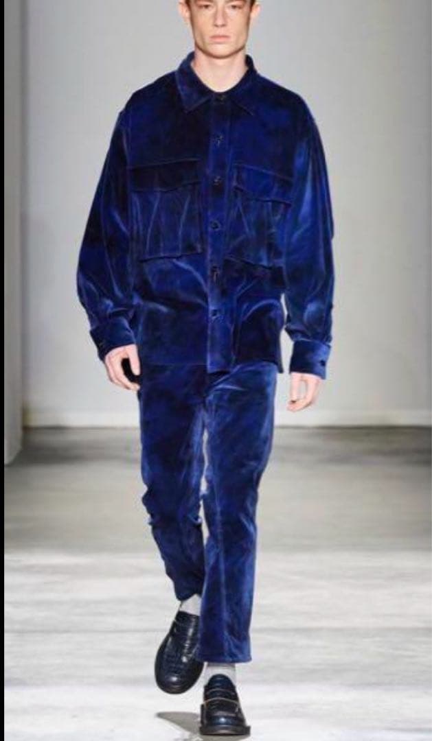 JIEDA VELVET OVER SHIRT ジャケット