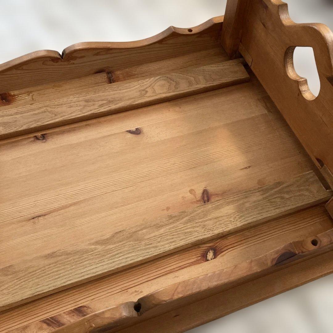 アメリカンカントリー調　パイン材　　折りたたみ式テーブル