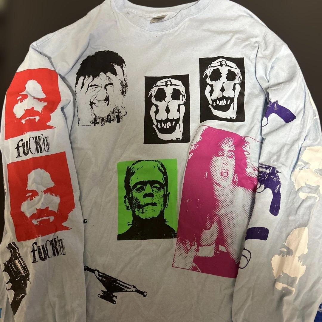 PSYCHO-PASSロングTシャツ シルクスクリーン