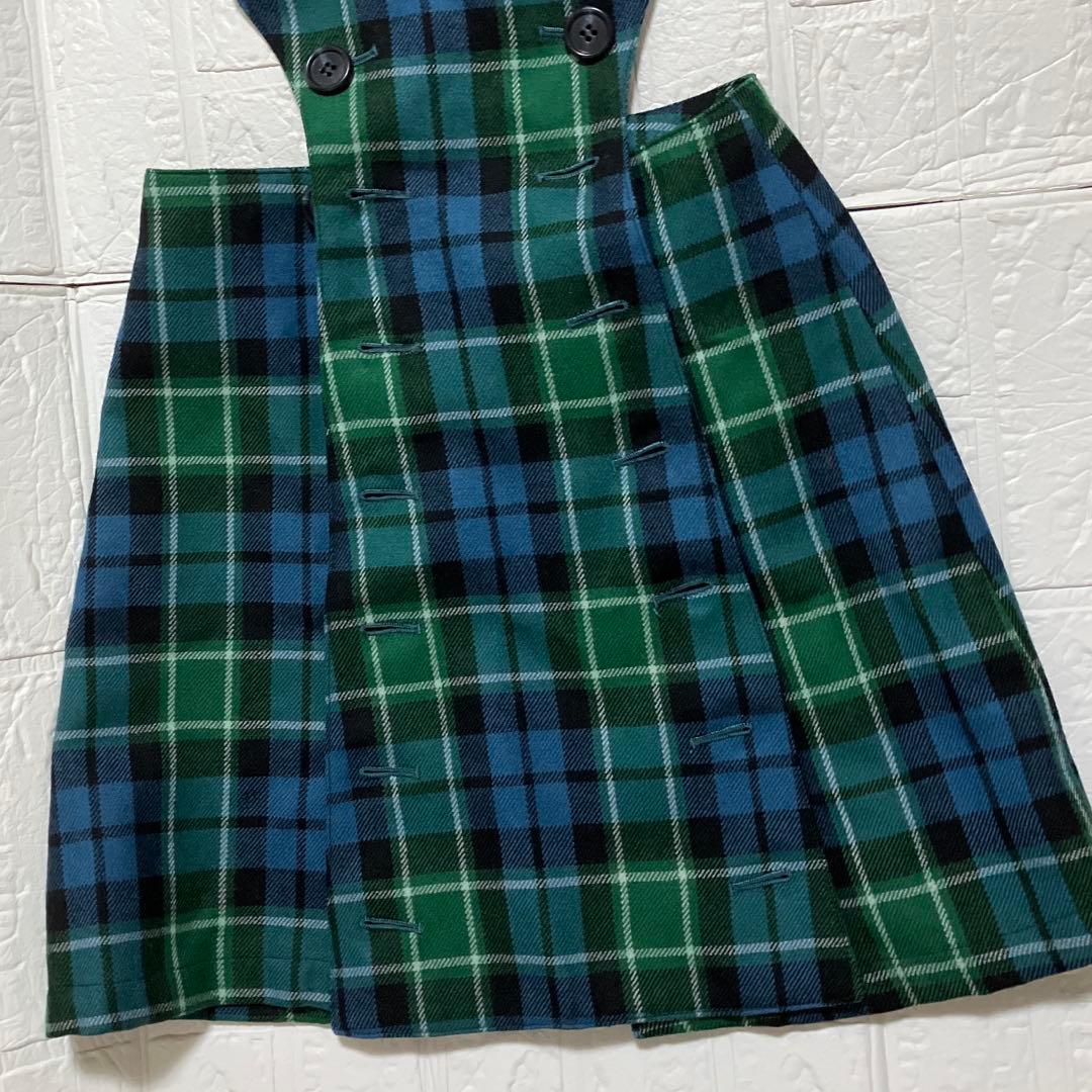 ジェーンマープル　Jane Marple サロペットスカート タータンチェック