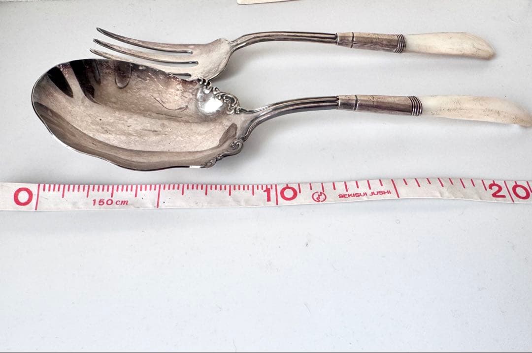 銀　sterling Tiffany & Co. 袋付き 白蝶貝　カトラリー