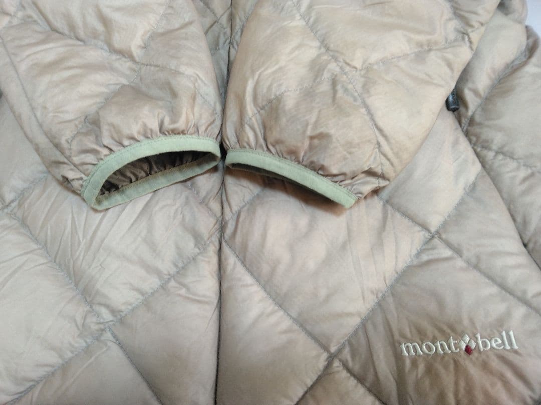 [800FP] ライトアルパインダウンパーカ　レディースL　ベージュ　薄手