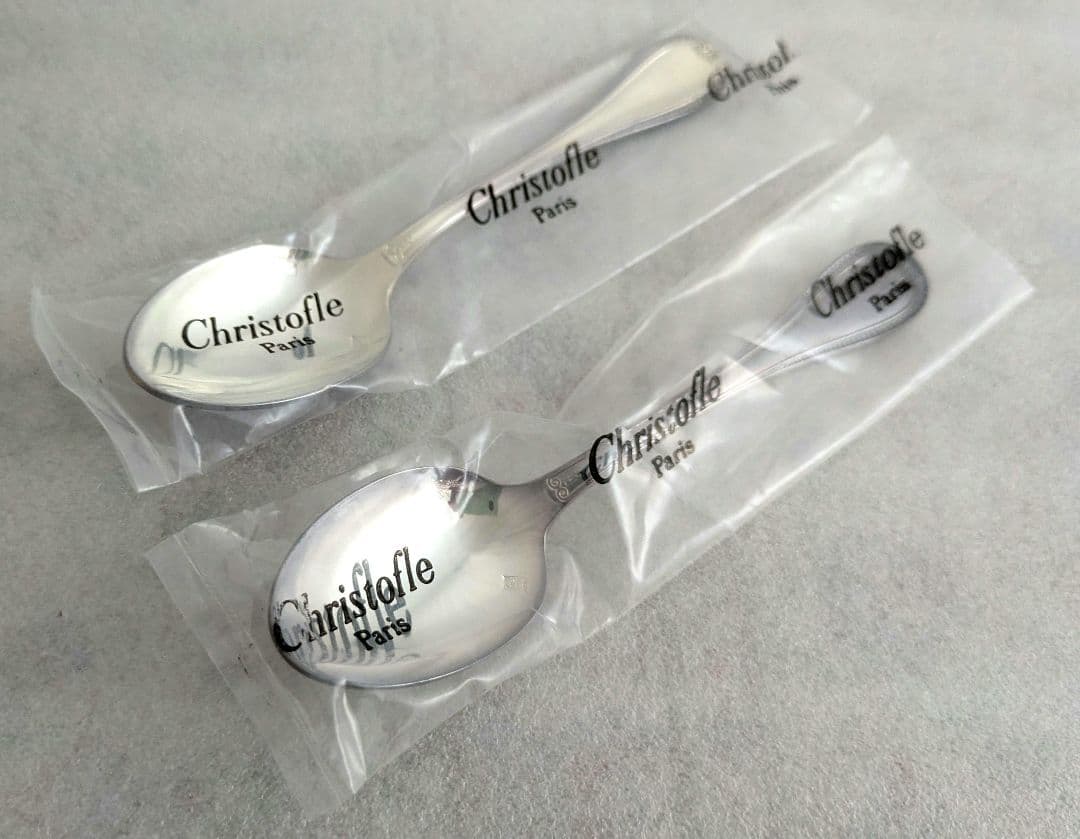 クリストフル　スプーン2本セット　13.5cm　シルバープレート
