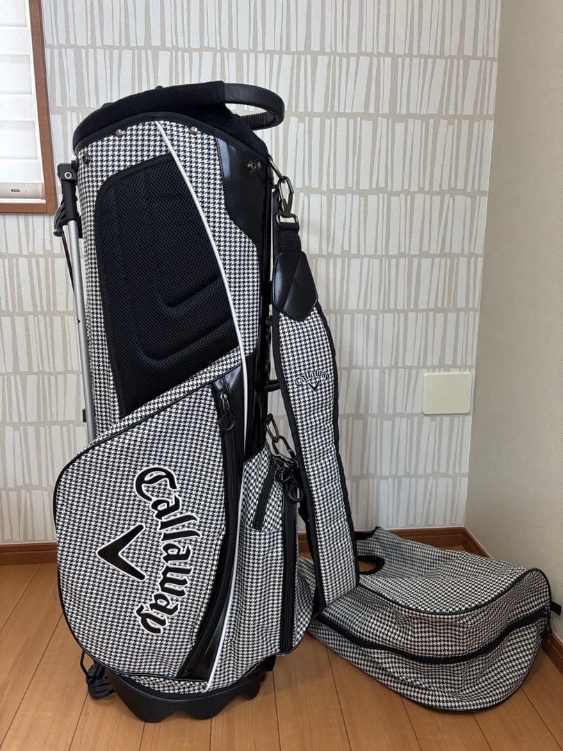 Callaway スタンド式 千鳥柄 キャディバッグ 9.0型(日本正規品)