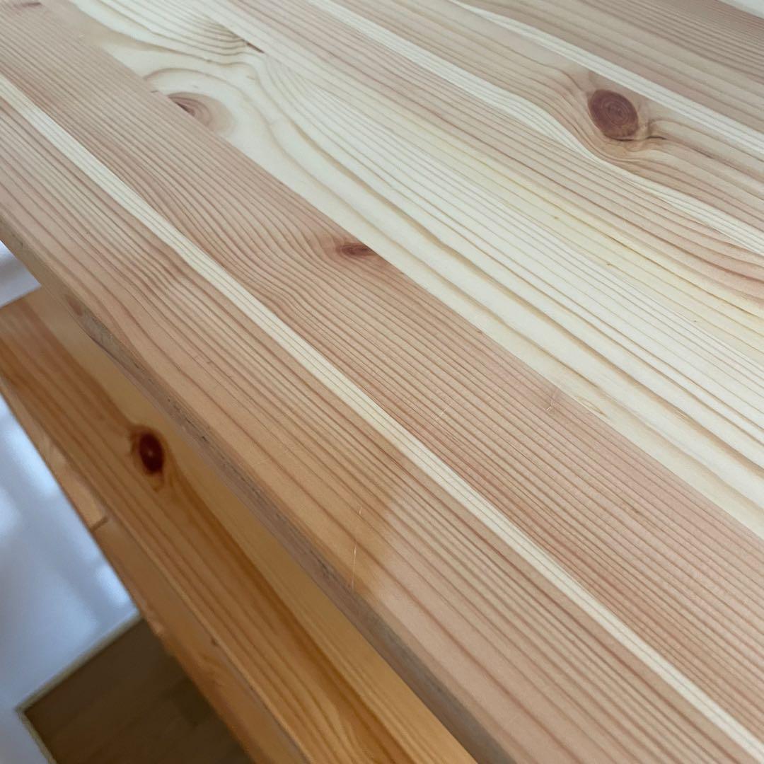 無印良品　パイン材ユニットシェルフ　86cm幅　中