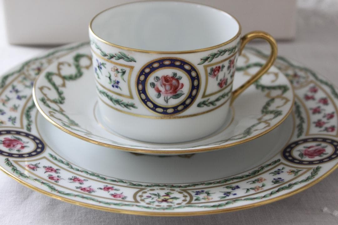 HAVILAND LIMOGES Louveciennes トリオ