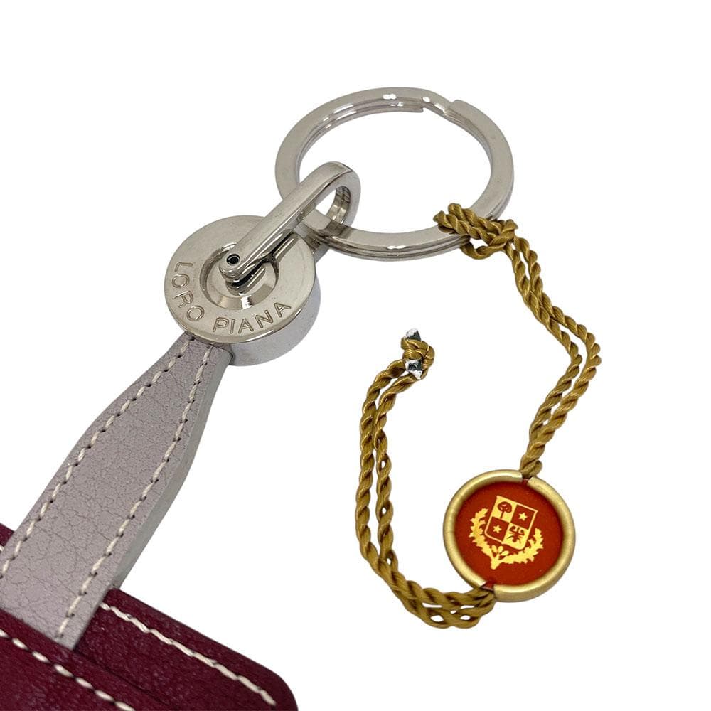 【貴重】 新品 Loro Piana ロロピアーナ チャーム キーリング 飛行機