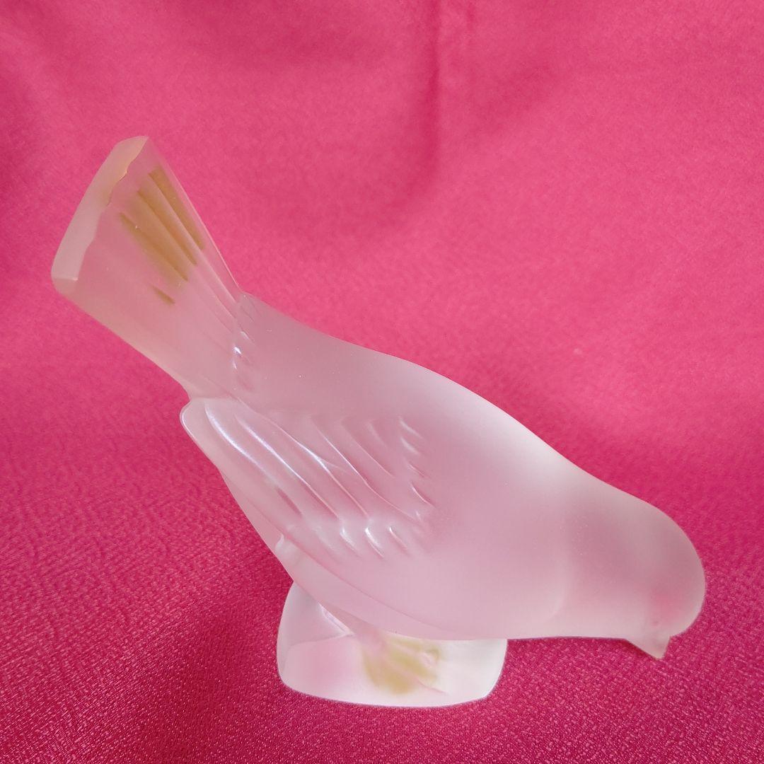 ヴィンテージ ルネ ラリック の雀のペーパーウェイト