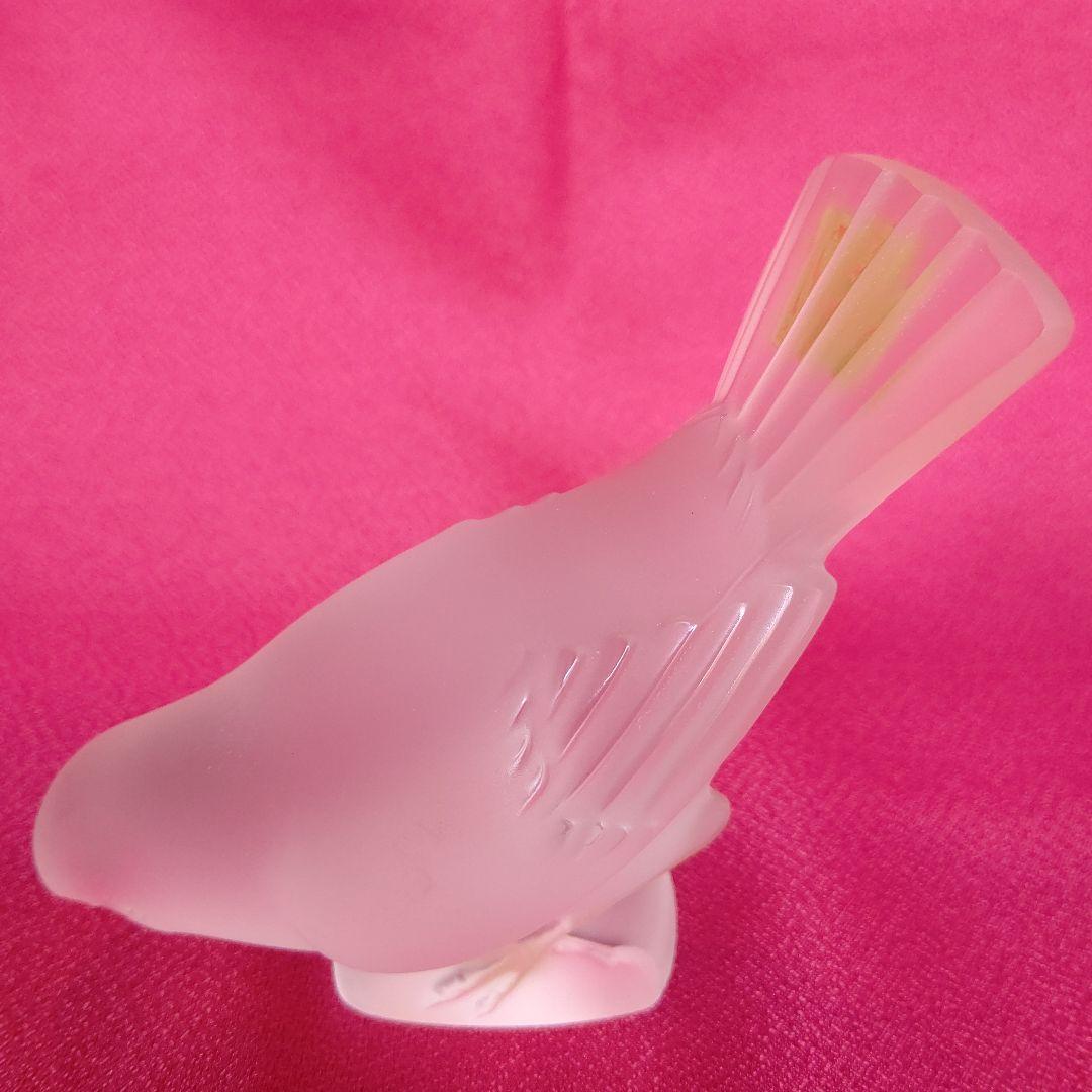 ヴィンテージ ルネ ラリック の雀のペーパーウェイト