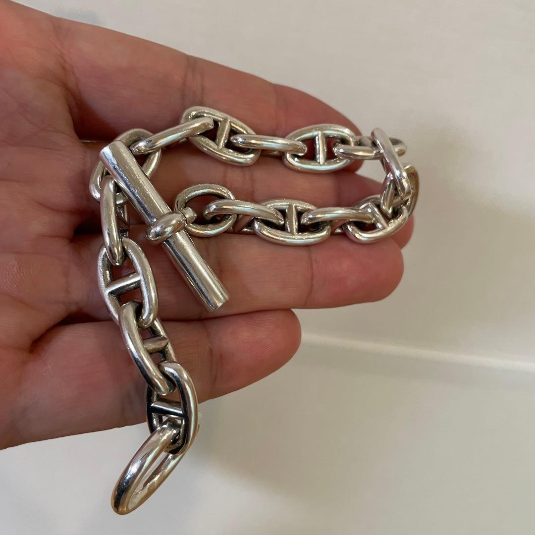 オーダー シルバー925 アンカーチェーンブレスレット シェーヌダンクル MM