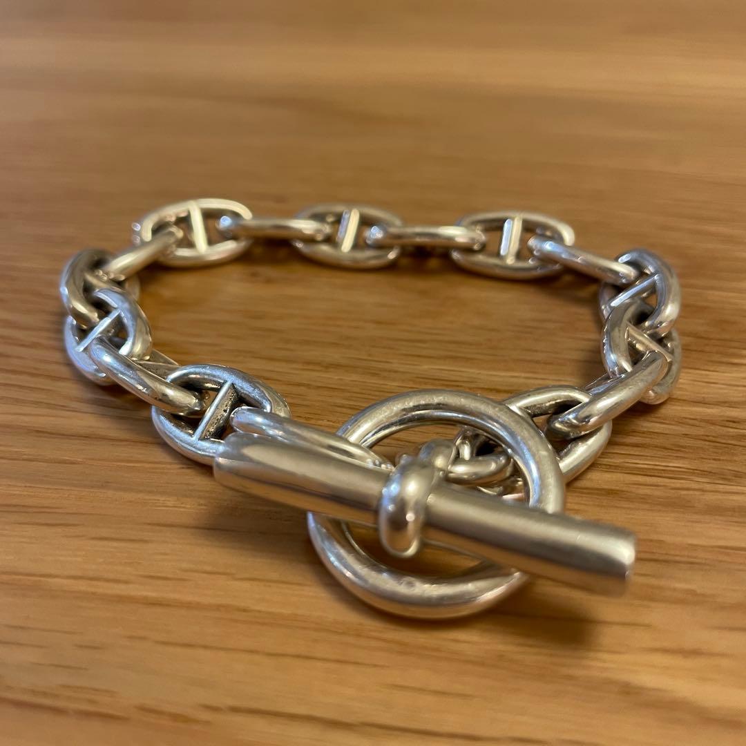 オーダー シルバー925 アンカーチェーンブレスレット シェーヌダンクル MM