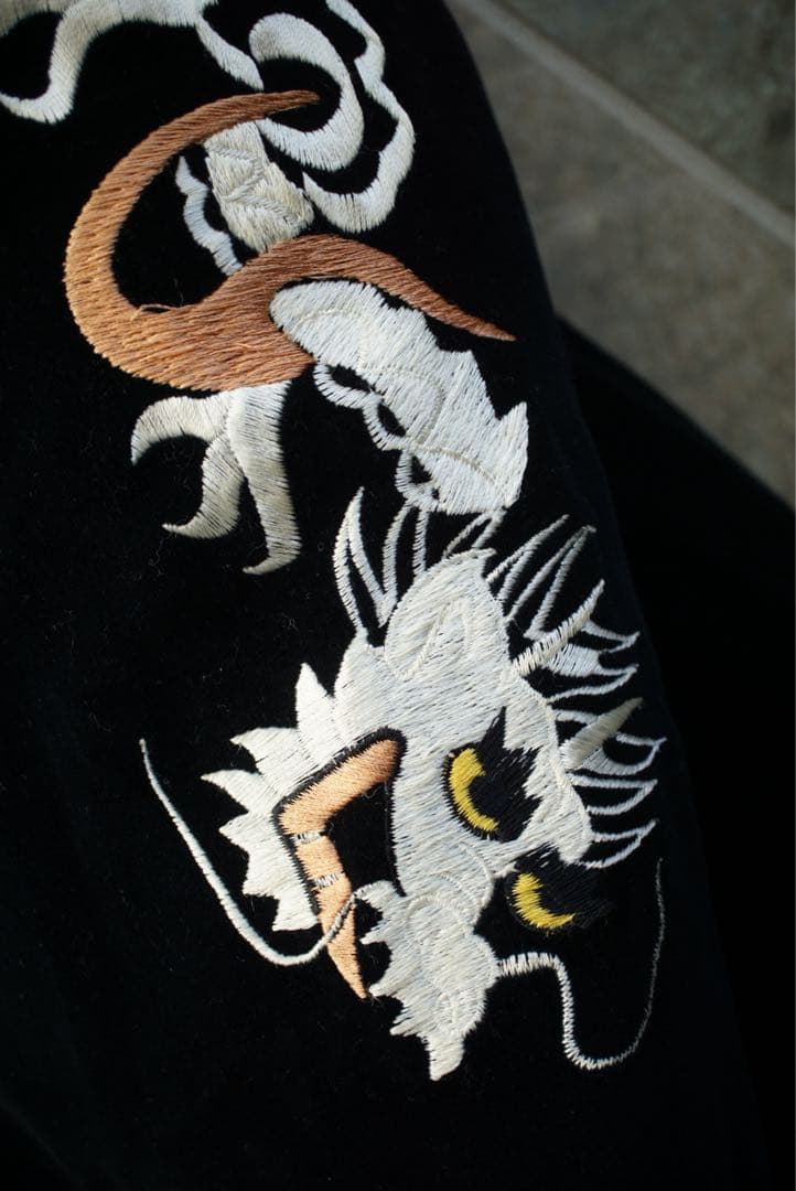 テーラー東洋 リバーシブル ベロア スカジャン 東洋エンタープライズ M 別珍