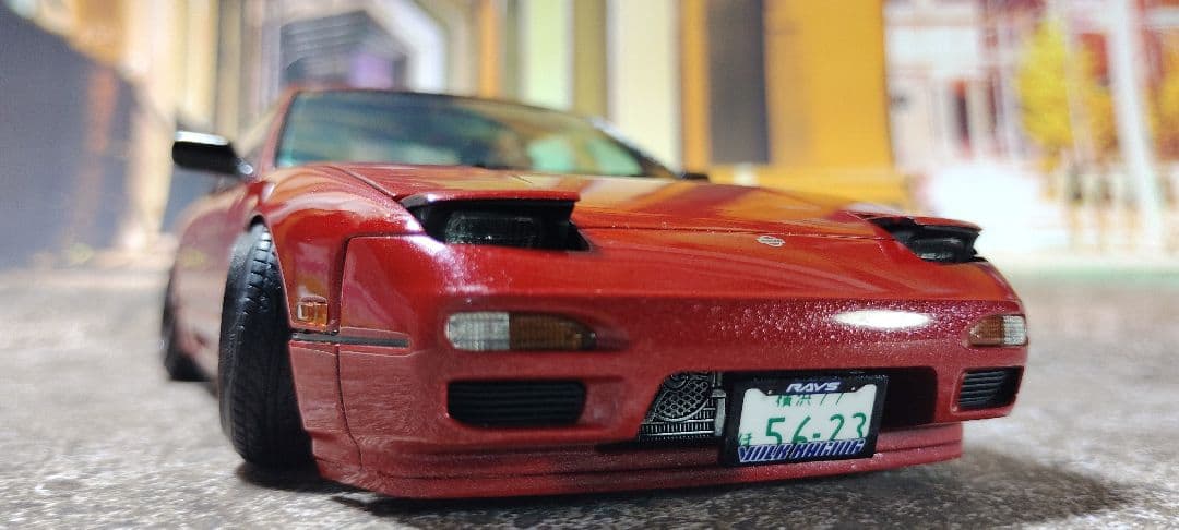 カズさん専用 アオシ 1/24 マークⅡ180SX TYPE II 2台完成品