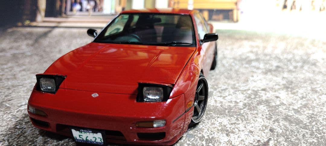 カズさん専用 アオシ 1/24 マークⅡ180SX TYPE II 2台完成品