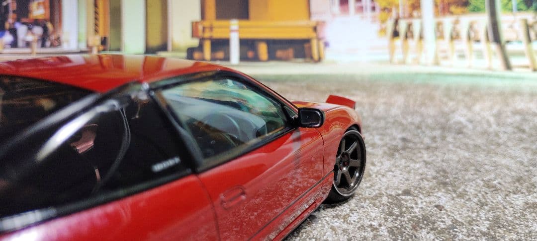 カズさん専用 アオシ 1/24 マークⅡ180SX TYPE II 2台完成品