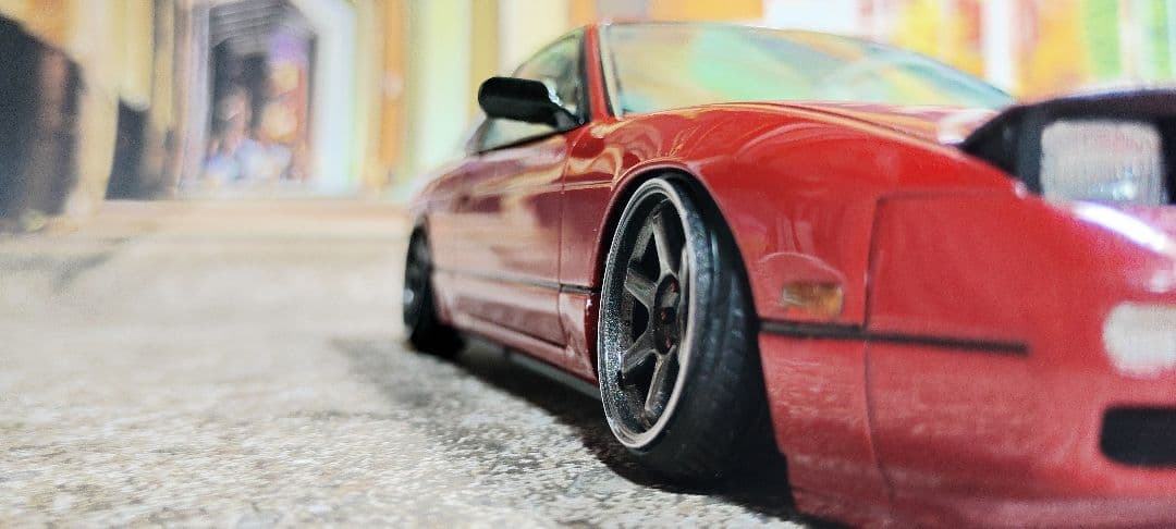 カズさん専用 アオシ 1/24 マークⅡ180SX TYPE II 2台完成品