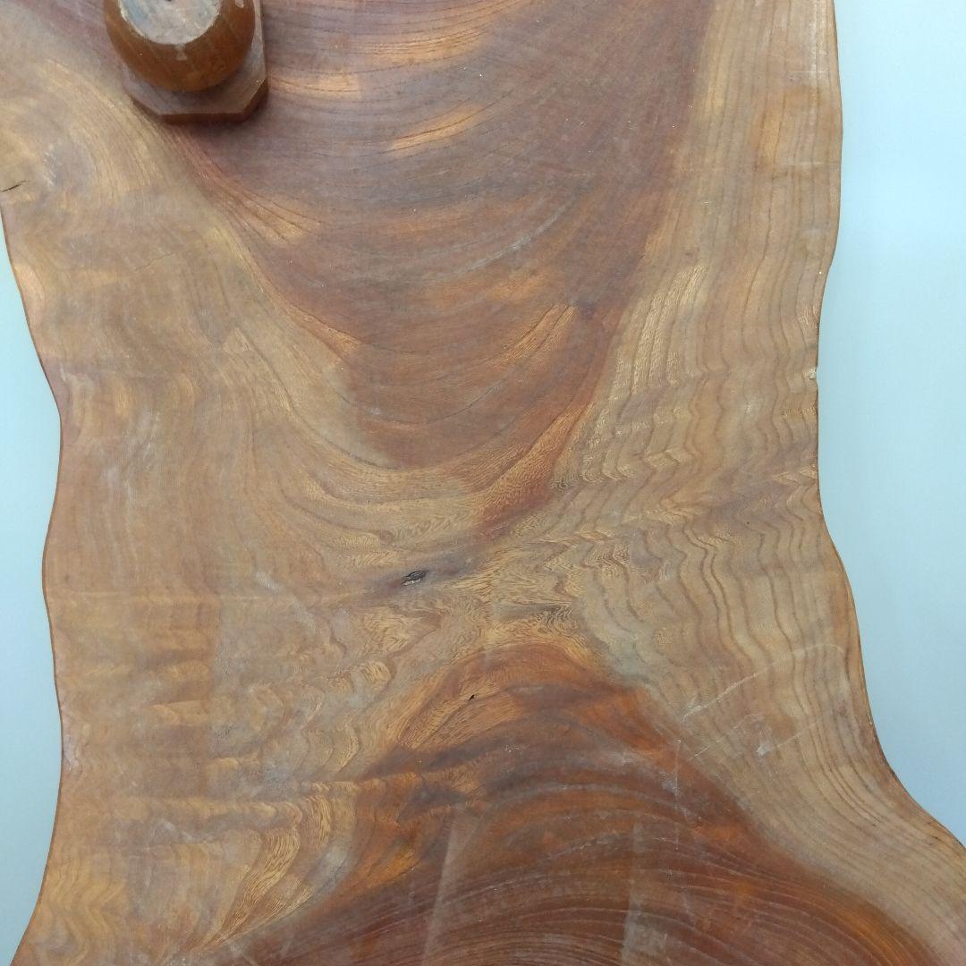 花台　A 　アンティーク　木目　一本木