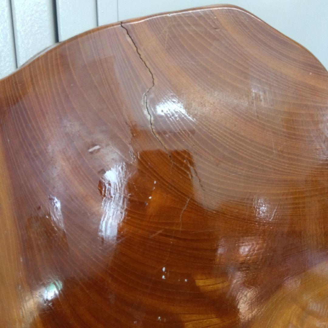 花台　A 　アンティーク　木目　一本木