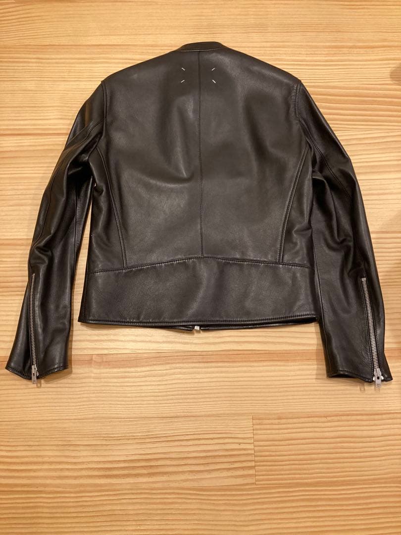 メゾンマルジェラ　5-ZIP LEATHER JACKET