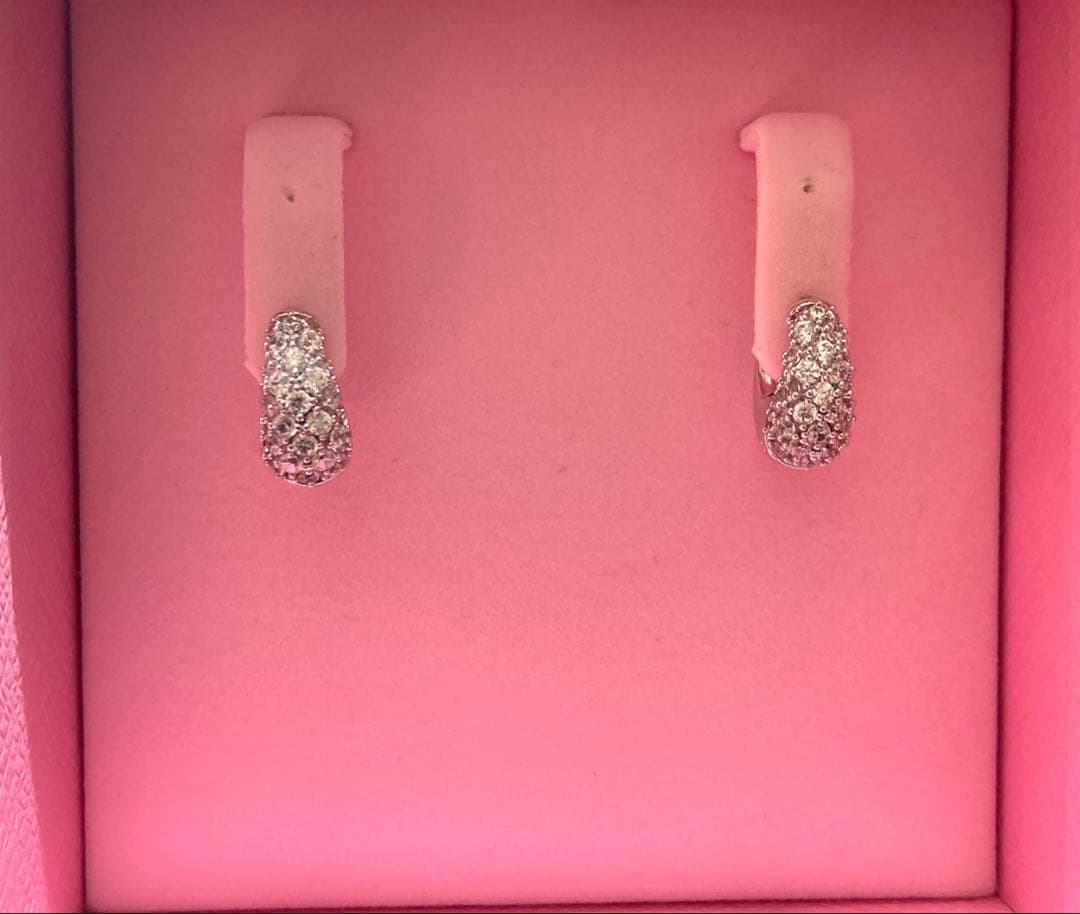 【スワロフスキー】Sublima フープピアス