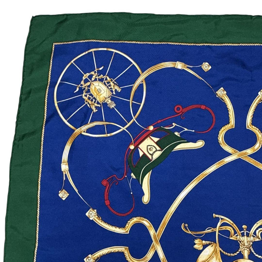 極美品✨CELINE セリーヌ 大判スカーフ ストール 楽器 鞍