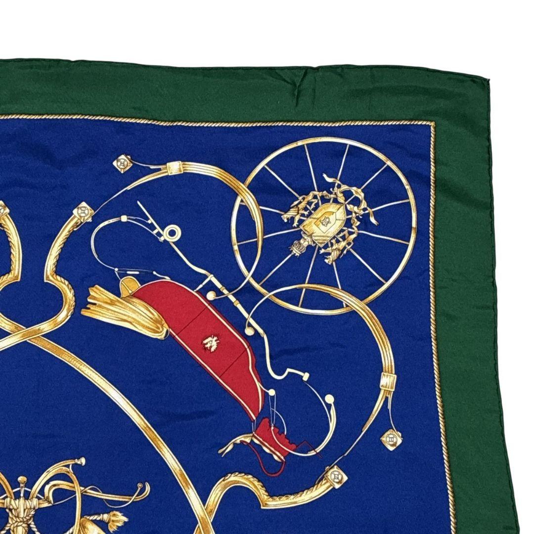 極美品✨CELINE セリーヌ 大判スカーフ ストール 楽器 鞍